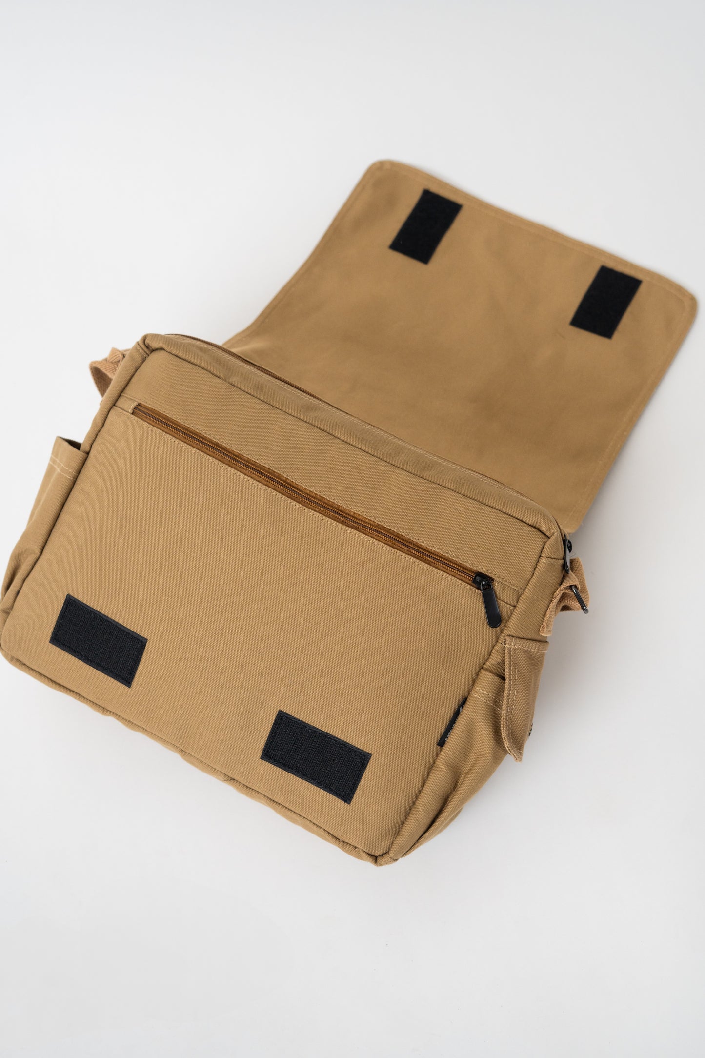 Beige Snnap Reality Messenger Bag