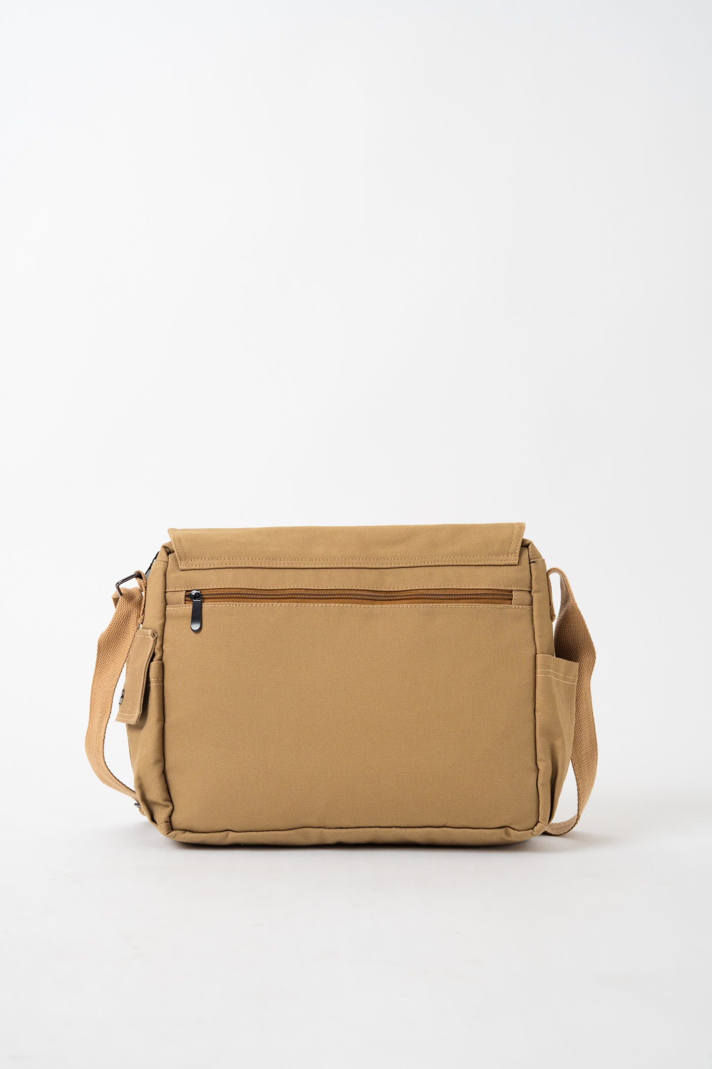 Beige Snnap Reality Messenger Bag
